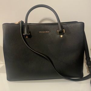 Michael Kors 100% Leather XL Black tote bag